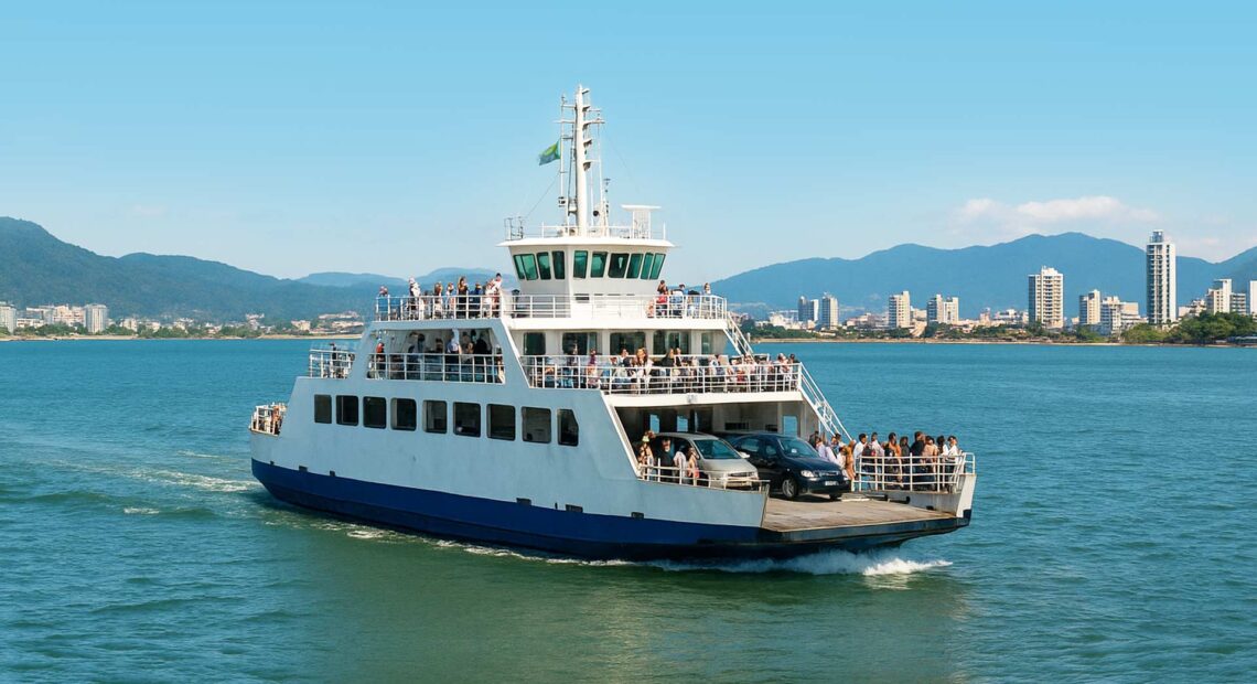 passe livre no Ferry Boat Itajaí Navegantes