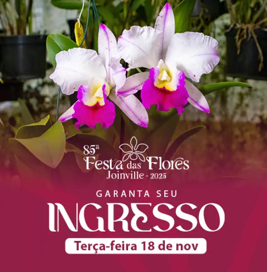ingresso festa das flores em joinville