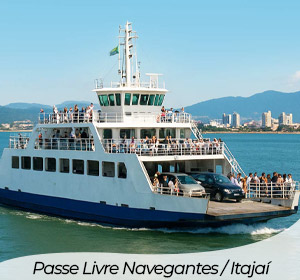 anúncio passe livre navegantes