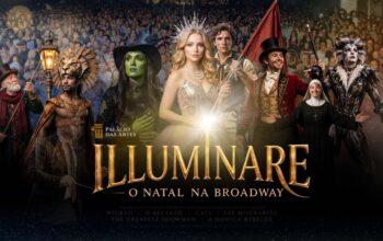 Divulgação do Illuminare 2026 – O Natal na Broadway, espetáculo da Filarmônica do Palácio das Artes.