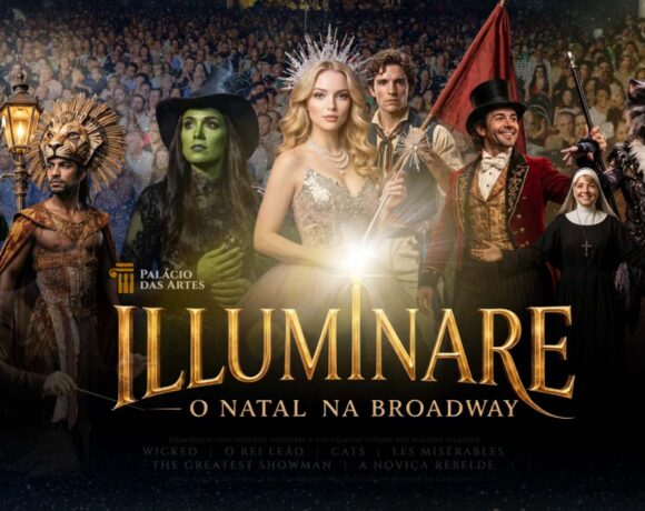 Divulgação do Illuminare 2026 – O Natal na Broadway, espetáculo da Filarmônica do Palácio das Artes.